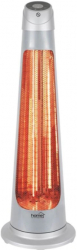 Incalzitor De Podea Cu Halogen Si Fibra De Carbon Home 1200w Oscilare Cuplabila Telecomanda Ipx4 86 Cm 