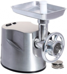 Masina De Tocat Carne Putere 3200w Cutit Inox 3 Site Taiere Functie Inversa Zgomot 85 Db 220 - 240 V Carcasa Aluminiu Argintiu 
