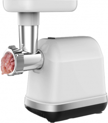 Masina De Tocat Profesionala Cu Cutite Din Inox Putere 1300 W Zgomot 85 Db Functie Rever Buton Pornit/oprit Capacitate 2 Kg/min Alb 