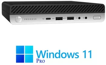 Mini PC HP ProDesk 600 G5 Hexa Core i5-9600T 16GB 256GB SSD Win 11 Pro 
