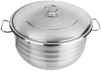 Oala Cu Capac Inox 20 Cm Capacitate 3.15l 3 Straturi Incalzire Rapida Manere Ergonomice Din Inox Design Ergonomic Usor De Curatat A 