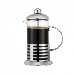 Presa Cafea Klausstech Poate Filtra 600ml Destinat Pentru Ceai Si Cafea Sticla Rezistenta La Temperaturi Argintiu 