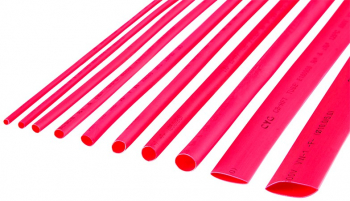 Set 10 Buc Tub Termocontractabil Flexibil 8mm/1m Rosu