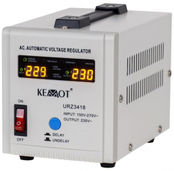Stabilizator De Tensiune 500 Va 50/60 Hz Temperatura 0 - 40 ° c Protectie Suprasarcina Alb 