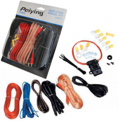 Subwoofere Kit Cabluri Peiying Pentru Amplificator Auto 6 Cabluri Diferite Culori 