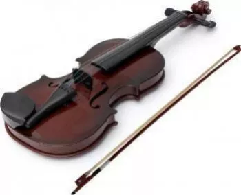 Vioara clasica din lemn 1/4 48 cm