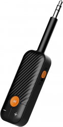 Adaptor Bluetooth pentru Masina mufa Jack 3.5 mm Receiver si Transmitator audio 5.2 Negru OBRALIX® 