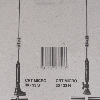 Antena CB CRT MICRO 30/33N 2BR 26-28MHz lungime 380 mm