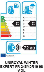Anvelopa Iarna Uniroyal WINTER EXPERT FR 245/40R19 98V XL 