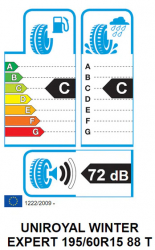 Anvelopa Iarna Uniroyal WINTER EXPERT 195/60R15 88T 