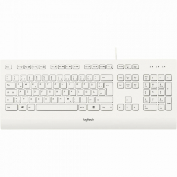 Tastatura Logitech K280E Pro f/ Business USB QWERTZ German Alb