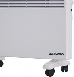 Convector electric Daewoo DPH2000W 2000 W 2 trepte de putere Protectie la supraincalzire Termostat reglabil Indicator luminos Alb 