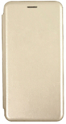 Husa Lemontti Book Elegant compatibila cu Samsung Galaxy A03 Auriu 