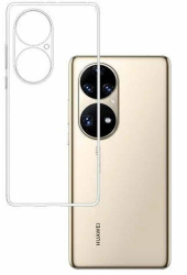 Husa Lemontti Silicon compatibila cu Huawei P50 Pro Transparent 