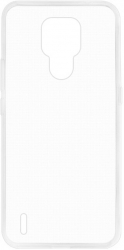 Husa Silicon Lemontti compatibila cu Motorola Moto E7 Transparent 