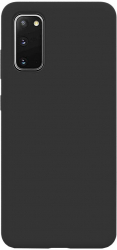 Husa de protectie 360° Lemontti Liquid Silicon compatibila cu Samsung Galaxy S20 Black 