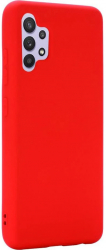 Husa de protectie Lemontti Silicon Silky pentru Samsung Galaxy A32 4G Rosu 