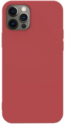 Husa de protectie Lemontti Silicon Soft Slim pentru Iphone 12 / 12 Pro Santa Red 