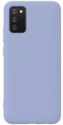 Husa de protectie Lemontti Silicon Soft Slim pentru Samsung Galaxy A02s Lavender Gray 