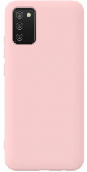 Husa de protectie Lemontti Silicon Soft Slim pentru Samsung Galaxy A02s Pink Sand 