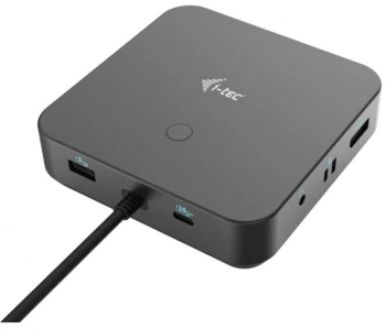 Statie de andocare pentru Notebook, i-Tec, USB-C, HDMI Dual, 100W, Negru