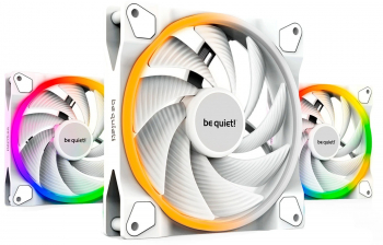 Ventilator PC be quiet! LIGHT WINGS White 120mm PWM High-Speed Triple-Pack 