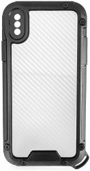 Husa Lemontti Tel Protect Shield compatibila cu iPhone X / XS Black 