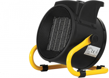 Aeroterma Industriala Profesionala Klausstech 2000 W 230 V 2 Trepte De Incalzire Termostat Mecanic Carcasa Masiva Metalica Protectie 
