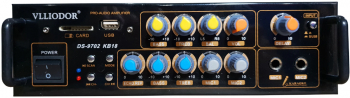 Amplificator Compact Klausstech Tip Statie Cu Bluetooth 2 X 45w Intrare Usb/sd Card Radio Fm 2 X Intrari Microfon Control Delay 20 Hz 