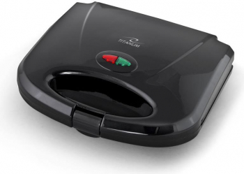 Aparat De Facut Vafe Putere 750 W Control Automat Al Temperaturii Acoperire Antiaderenta Indicator De Functionare Design Clasic Negru 