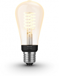 Bec Led Philips Design Vintage Filament Edison E27 Bluetooth/bridge Lumina Alba 2100 K 220v-240v 15.000 Ore 7 W Decorativ Transpar 