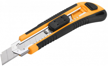 Cutter Cu Lama Clic Klausstech Material Lame Sk4 Dimensiune 18 X 100 Mm Buton Plat Lama Retractabila Carcasa Abs Design Ergonomic Neg 