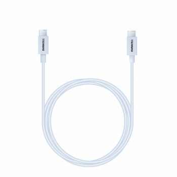 Duracell Cablu de date USB C 3.0 Tip C 1 m Alb 