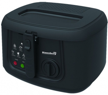 Friteuza Electrica Capacitate Ulei 3l Putere 1800w Capacitate Alimente 2kg Compartiment De Racire Capac Cu Zona Transparenta Negru 