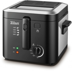 Friteuza Putere 1600w Capacitate 2.5l Termostat Reglabil Fereastra De Supraveghere Cuva Detasabila Design Compact Usor De Folosit Ne