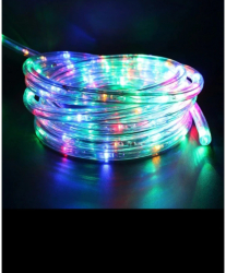 Furtun Luminos Led 9.9 Metri Lumina Multicolor 9 Jocuri De Lumini De Exterior 