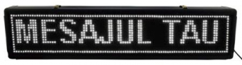 Reclama Profesionala Luminoasa Led Klausstech Dimensiuni Reclama 200 X 40 Cm Culoare Text Alb Functie Text Programabil Conectare Prin 
