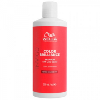 Sampon pentru par vopsit cu structura groasa Invigo Color Brilliance Coarse 500 ml Wella Professionals 