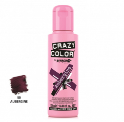Vopsea semipermanenta Aubergine Crazy Color 100 ml 
