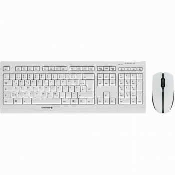Tastatura si mouse CHERRY RF Wireless German Gri 