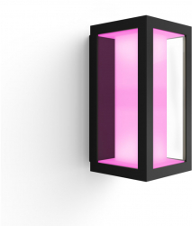 Aplica De Perete Led Rgbw Alimentare La Retea Control Inteligent Material Sticla Stil Contemporan 1200 Lm 50 60 Hz Ip44 Negru 