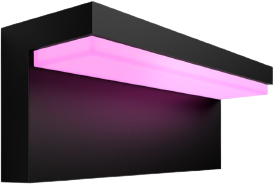 Aplica Philips Led Cu Ambianta Alba Si Color Metal 1000 Lm Autonomie 25000 Ore Alimentare 24 V 2000 - 6500 K Ip44 Negru 