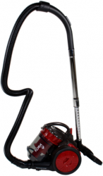 Aspirator Fara Sac Putere 700w Furtun Rotativ Filtru Hepa Capacitate 2.5l Accesorii Incluse Filtrare In Mai Multe Trepte Rosu/negru 