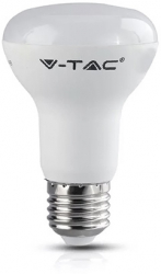 Bec economic LED R63 E27 8W Alb Cald 