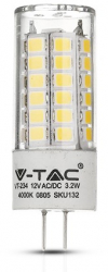 Bec Led Alb Rece G4 3.2w 6400k 