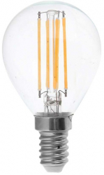 Bec LED E14 cu filament cald 4W 3000K 