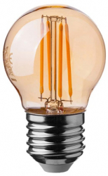 Bec Led E27 4w Filament Alb Cald 2200K 