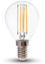 Bec Led Filament E14 6w 2700k Alb Cald 