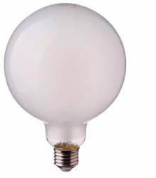 Bec Led G125 E27 7w Alb Cald Sticla Mata 