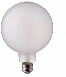 Bec Led G125 E27 7w Filament Alb Rece 
